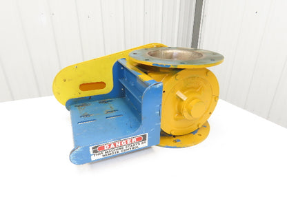 Wm W Meyer 8x8 SD Rotary Airlock Feeder Valve 8x8" Round Flange -No Drive