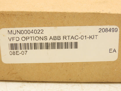 ABB RTAC-01-KIT VFD Servo Drive option SP Kit Communication Module MUN0004022