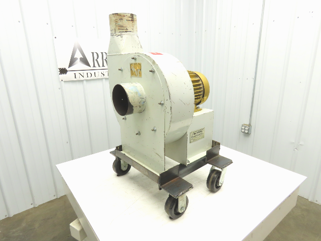 Sterling 6005FD Radial Fan Blower 5Hp 3500rpm 230/460V 3PH Direct Drive 6x6"