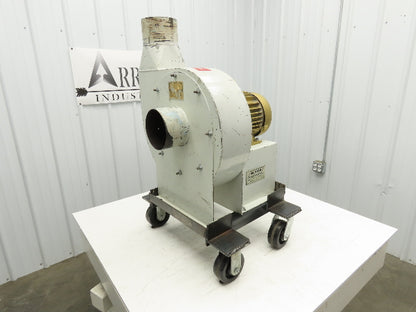Sterling 6005FD Radial Fan Blower 5Hp 3500rpm 230/460V 3PH Direct Drive 6x6"
