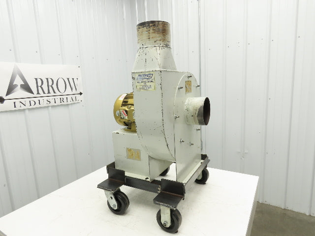 Sterling 6005FD Radial Fan Blower 5Hp 3500rpm 230/460V 3PH Direct Drive 6x6"