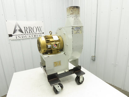 Sterling 6005FD Radial Fan Blower 5Hp 3500rpm 230/460V 3PH Direct Drive 6x6"