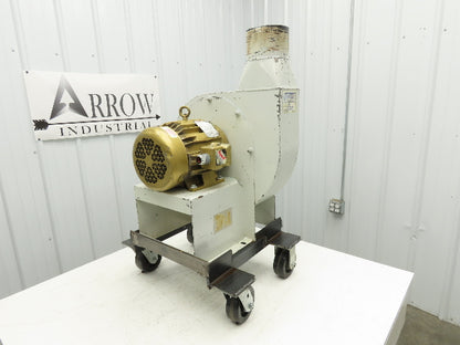 Sterling 6005FD Radial Fan Blower 5Hp 3500rpm 230/460V 3PH Direct Drive 6x6"