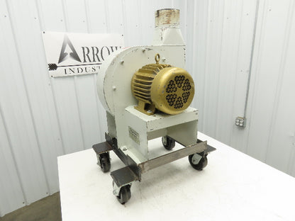 Sterling 6005FD Radial Fan Blower 5Hp 3500rpm 230/460V 3PH Direct Drive 6x6"