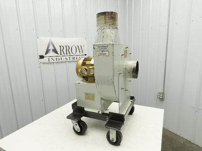 Sterling 6005FD Radial Fan Blower 5Hp 3500rpm 230/460V 3PH Direct Drive 6x6"