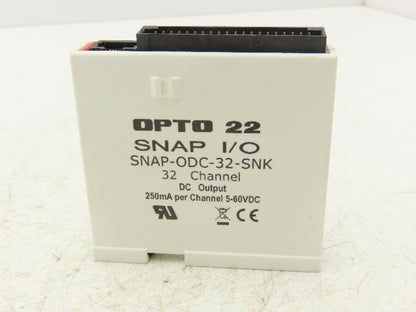 OPTO 22 SNAP-ODC-32-SNK 32 Channel DC Output  Module 250mA per Channel 5-60VDC