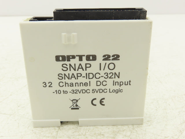 OPTO 22 SNAP-IDC-32N 32 Channel DC Digital Discrete Input Module -10 to -32 VDC