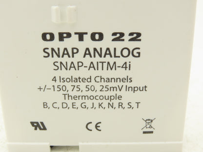 OPTO 22 SNAP-AITM-4i Analog Input Module 4 Isolated Channels Thermocouple
