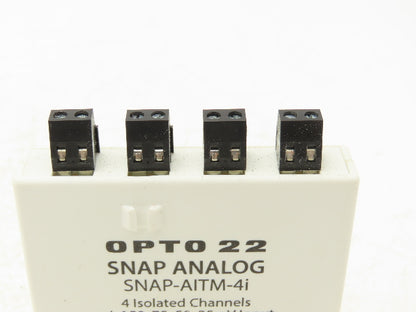 OPTO 22 SNAP-AITM-4i Analog Input Module 4 Isolated Channels Thermocouple