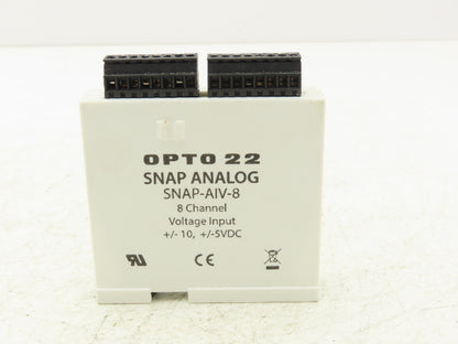 OPTO 22 SNAP-AIV-8 Analog Input Module 8 Channels
