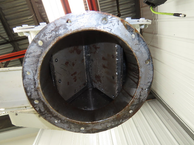 Donaldson Torit 10AN Rotary Airlock Feeder Valve 10x10" Round Flange -No Drive