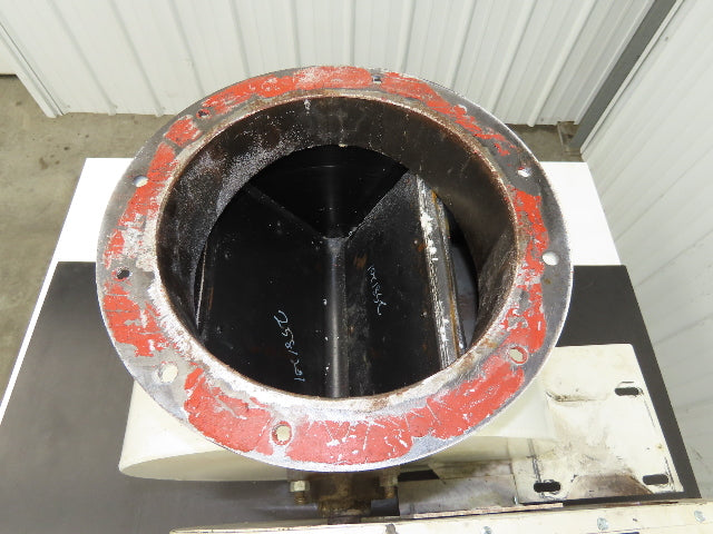 Donaldson Torit 10AN Rotary Airlock Feeder Valve 10x10" Round Flange -No Drive