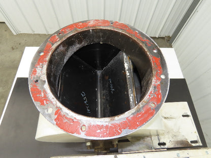 Donaldson Torit 10AN Rotary Airlock Feeder Valve 10x10" Round Flange -No Drive