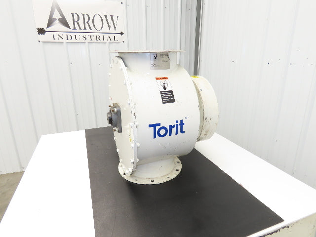 Donaldson Torit 10AN Rotary Airlock Feeder Valve 10x10" Round Flange -No Drive