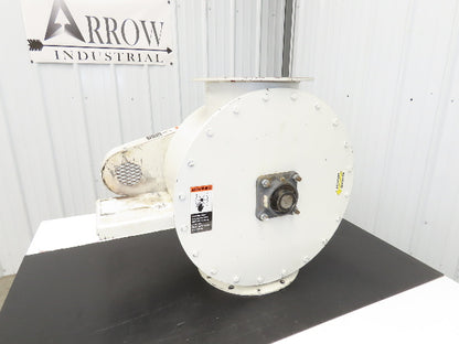 Donaldson Torit 10AN Rotary Airlock Feeder Valve 10x10" Round Flange -No Drive