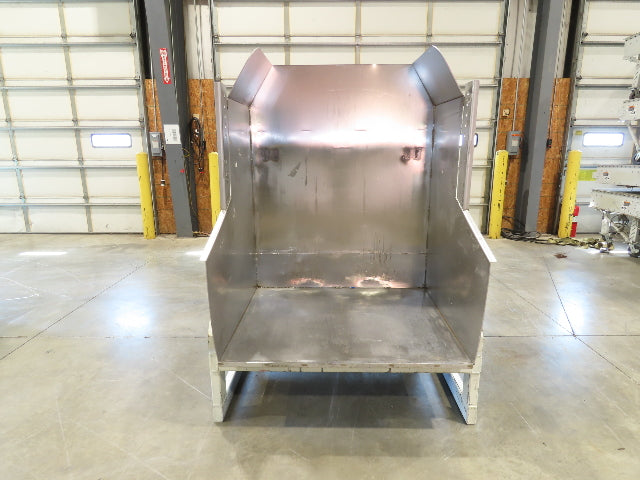 Hydraulic Tote Dumper Aluminum Gaylord Box Tipper 48x40" 1Hp 460V 3PH *Read*