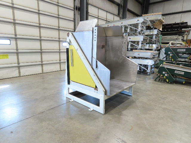 Hydraulic Tote Dumper Aluminum Gaylord Box Tipper 48x40" 1Hp 460V 3PH *Read*