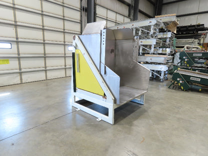 Hydraulic Tote Dumper Aluminum Gaylord Box Tipper 48x40" 1Hp 460V 3PH *Read*
