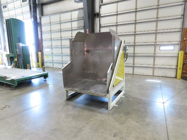 Hydraulic Tote Dumper Aluminum Gaylord Box Tipper 48x40" 1Hp 460V 3PH *Read*