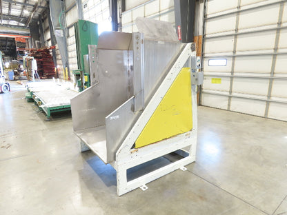 Hydraulic Tote Dumper Aluminum Gaylord Box Tipper 48x40" 1Hp 460V 3PH *Read*