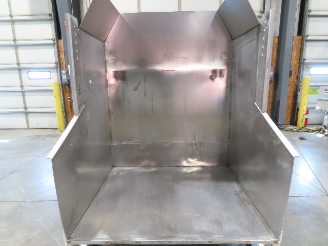 Hydraulic Tote Dumper Aluminum Gaylord Box Tipper 48x40" 1Hp 460V 3PH *Read*