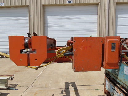 2.5 Ton Free Standing Bridge Crane 8' 2" Span 32' Runway 13' HUB Coffing Hoist