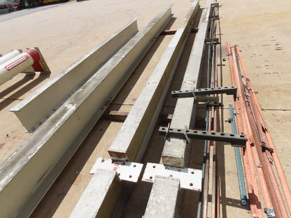 2.5 Ton Free Standing Bridge Crane 8' 2" Span 32' Runway 13' HUB Coffing Hoist