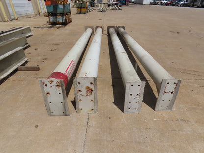 2.5 Ton Free Standing Bridge Crane 8' 2" Span 32' Runway 13' HUB Coffing Hoist