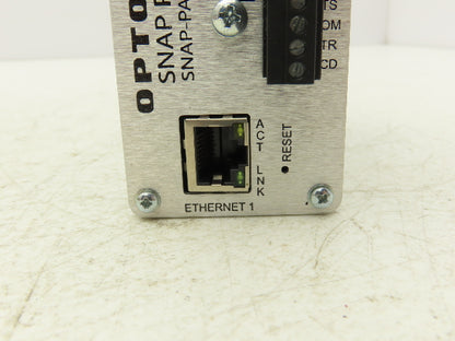 OPTO 22 SNAP-PAC-R1 Programmable Automation Controller Rack Mount w/Ethernet
