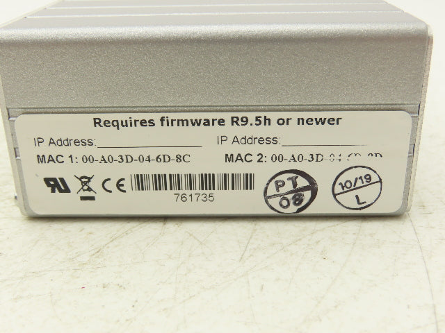 OPTO 22 SNAP-PAC-R1 Programmable Automation Controller Rack Mount w/Ethernet