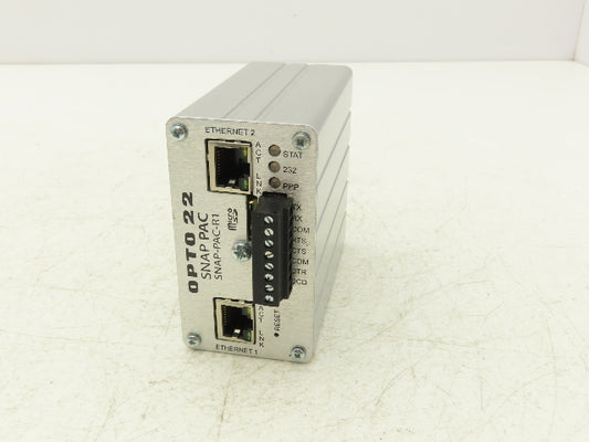 OPTO 22 SNAP-PAC-R1 Programmable Automation Controller Rack Mount w/Ethernet