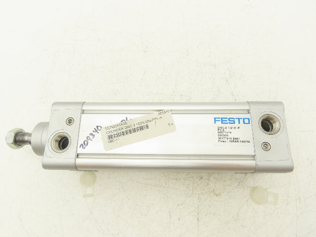 Festo DNC-2 1/2"-5"-PPV-A Pneumatic Cylinder 2.5" Bore 5" Stroke 145PSI