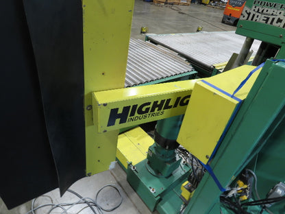 Highlight Synergy 5 Automatic Stretch Wrap Machine Pallet Skid Roller Conveyor