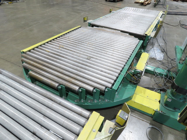Highlight Synergy 5 Automatic Stretch Wrap Machine Pallet Skid Roller Conveyor