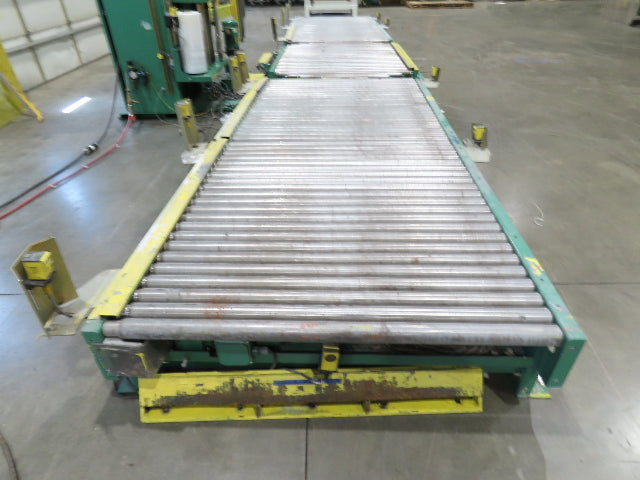 Highlight Synergy 5 Automatic Stretch Wrap Machine Pallet Skid Roller Conveyor