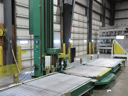 Highlight Synergy 5 Automatic Stretch Wrap Machine Pallet Skid Roller Conveyor