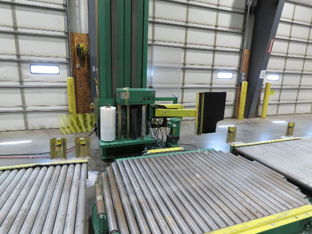 Highlight Synergy 5 Automatic Stretch Wrap Machine Pallet Skid Roller Conveyor
