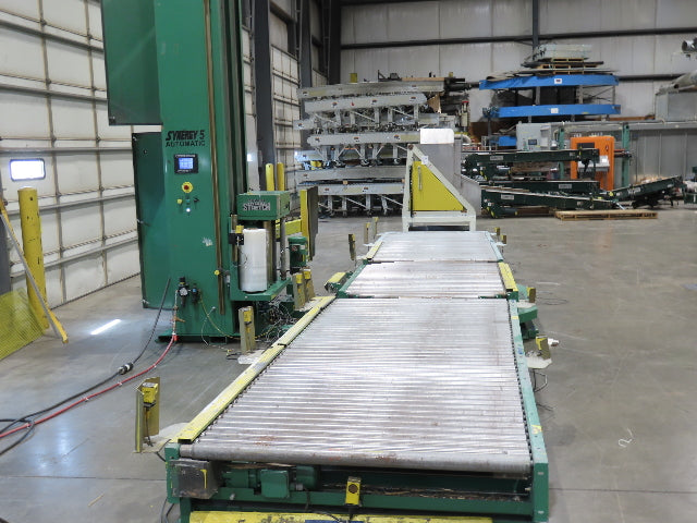 Highlight Synergy 5 Automatic Stretch Wrap Machine Pallet Skid Roller Conveyor