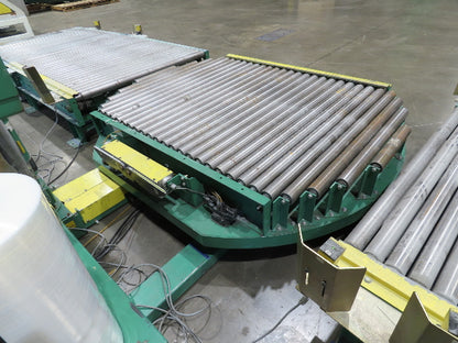 Highlight Synergy 5 Automatic Stretch Wrap Machine Pallet Skid Roller Conveyor