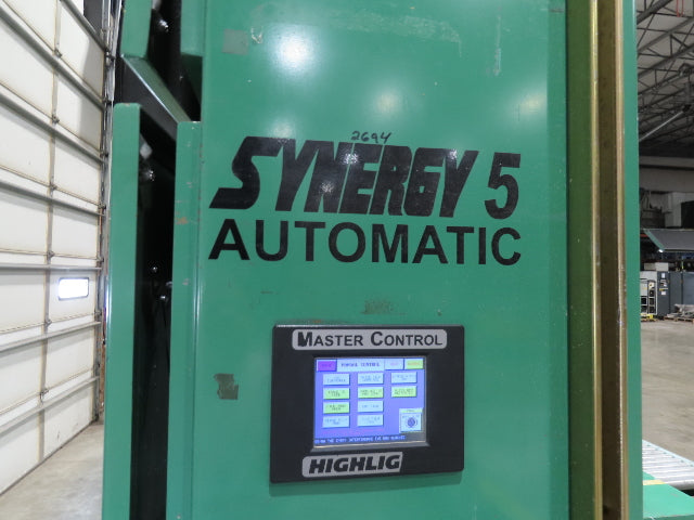 Highlight Synergy 5 Automatic Stretch Wrap Machine Pallet Skid Roller Conveyor