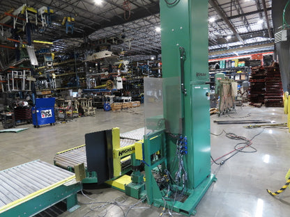 Highlight Synergy 5 Automatic Stretch Wrap Machine Pallet Skid Roller Conveyor