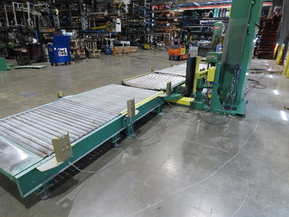 Highlight Synergy 5 Automatic Stretch Wrap Machine Pallet Skid Roller Conveyor