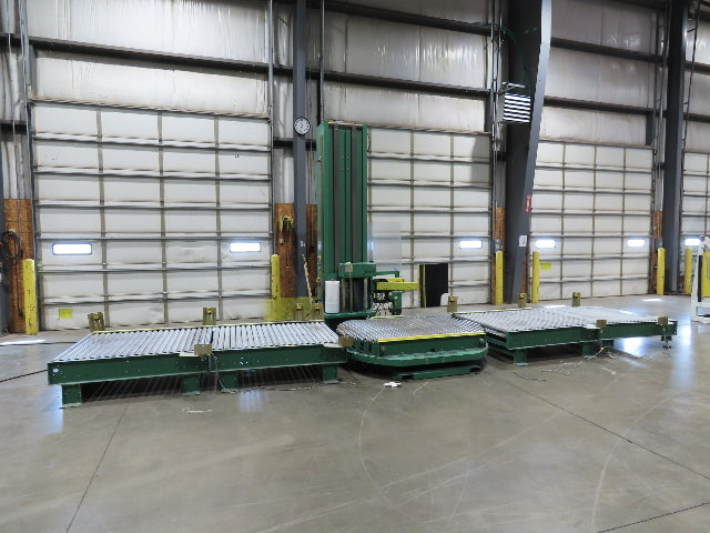 Highlight Synergy 5 Automatic Stretch Wrap Machine Pallet Skid Roller Conveyor