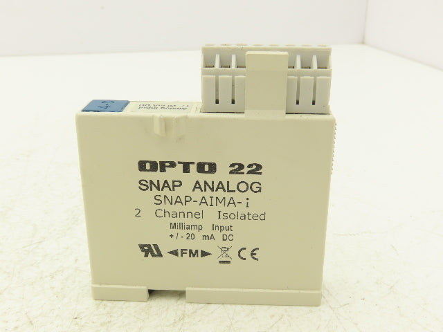 OPTO 22 SNAP-AIMA-i 2 Channel Isolated Analog Current Input Module -20mA to+20mA