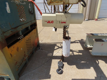 2 Ton Free Standing Bridge Crane 11' Span 27' Runway 11' 9" HUB Coffing Hoist