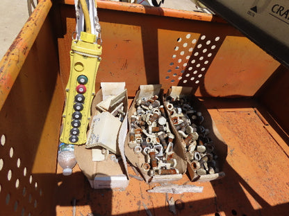 2 Ton Free Standing Bridge Crane 11' Span 27' Runway 11' 9" HUB Coffing Hoist