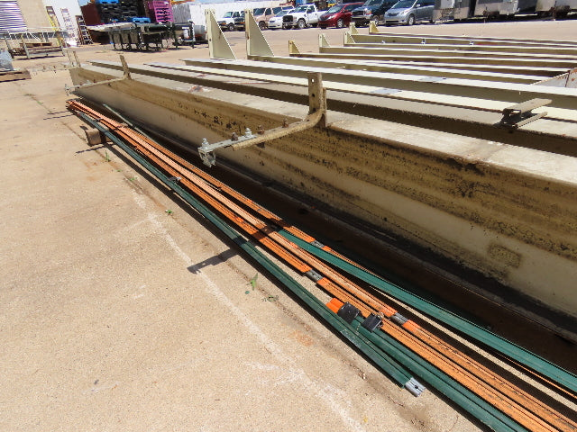 2 Ton Free Standing Bridge Crane 11' Span 27' Runway 11' 9" HUB Coffing Hoist