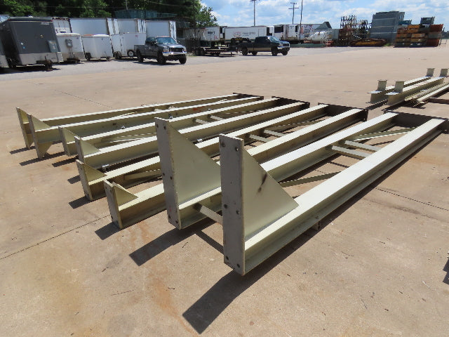 2 Ton Free Standing Bridge Crane 11' Span 27' Runway 11' 9" HUB Coffing Hoist