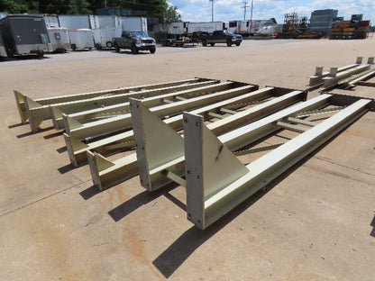2 Ton Free Standing Bridge Crane 11' Span 27' Runway 11' 9" HUB Coffing Hoist