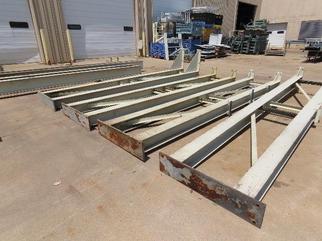 2 Ton Free Standing Bridge Crane 11' Span 27' Runway 11' 9" HUB Coffing Hoist
